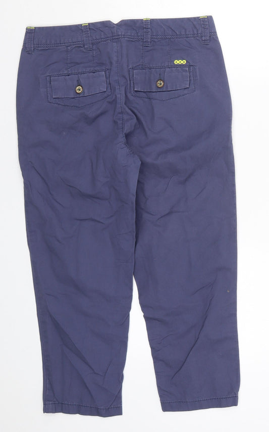 Esprit Womens Blue Cropped Trousers Size 6 L21 in