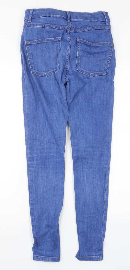 Marks and Spencer Womens Blue Denim Skinny Jeans Size 8 L27 in