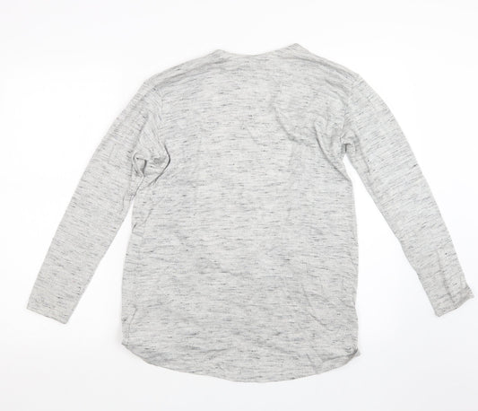 H&M Girls Grey Cardigan Jumper Size 15 Years