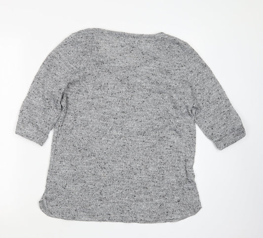 New Look Womens Grey Pullover Jumper Size 14