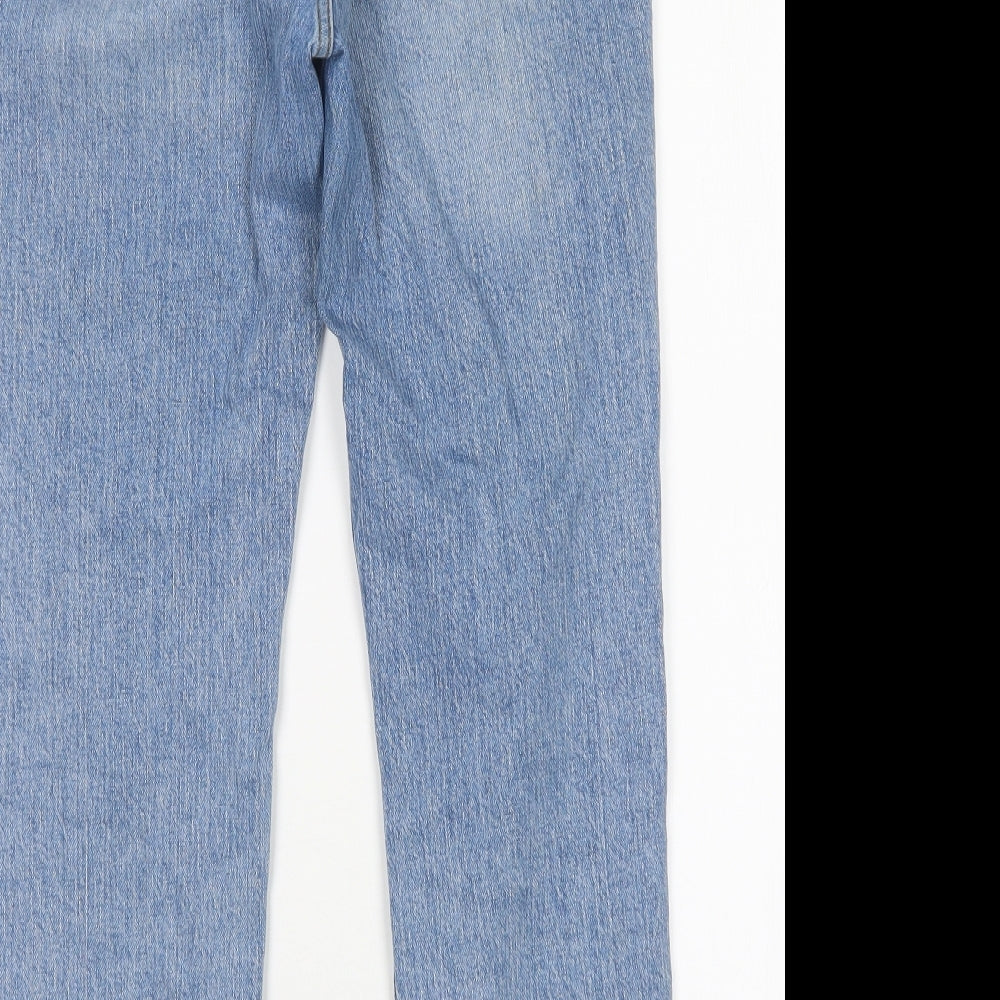 ASOS Mens Blue Denim Straight Jeans Size 26 in L26 in