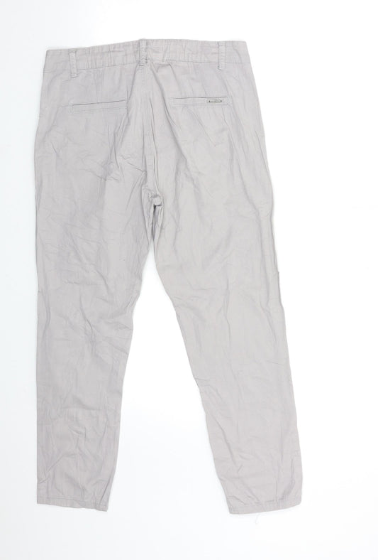 miss cherry Womens Grey Trousers Size 29 in L26 in