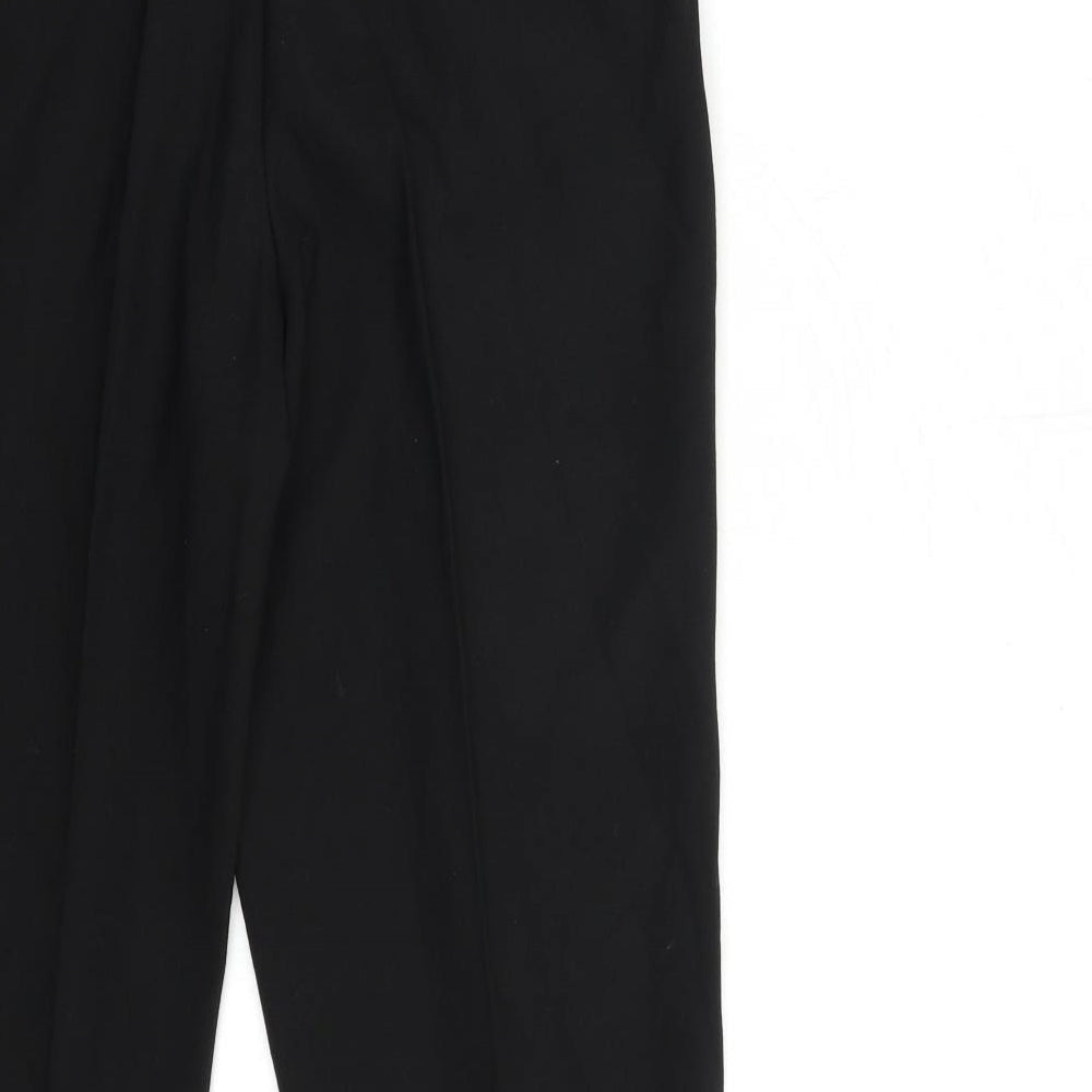 Preworn Womens Black Trousers Size 28 in L29 in