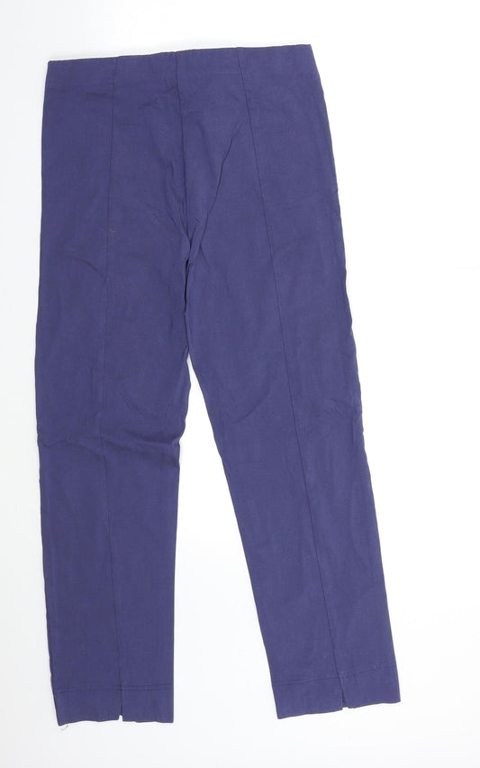 infini moi Womens Blue Trousers Size 14 L27 in