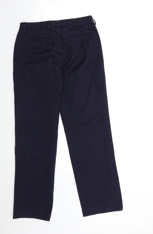 Brook Taverner Womens Blue Trousers Size 8 L26 in