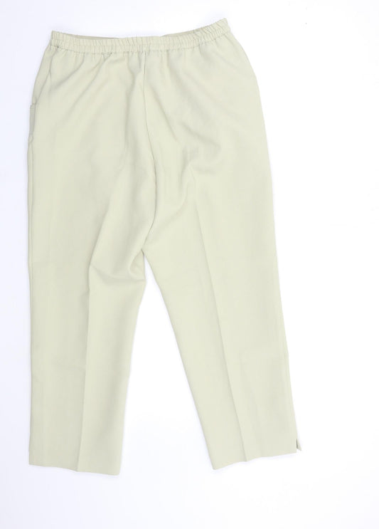 Essential Collection Womens Beige Trousers Size 14 L23 in