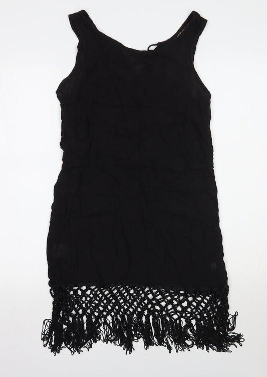 Akasa Womens Black A-Line Size 8