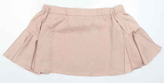 Topshop Womens Pink Basic Blouse Size 8