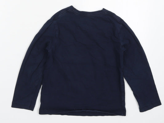 Gap Boys Blue Basic T-Shirt Size 5 Years - New York Yellow Taxi