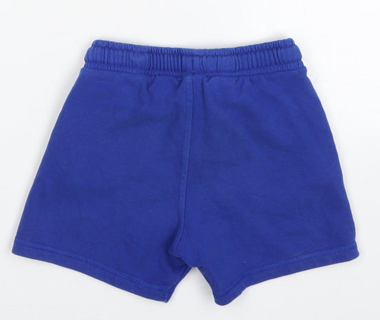 Marks and Spencer Boys Blue Sweat Shorts Size 5-6 Years