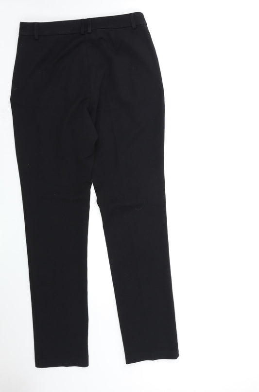 Marks and Spencer Womens Black Trousers Size 10 L31 in
