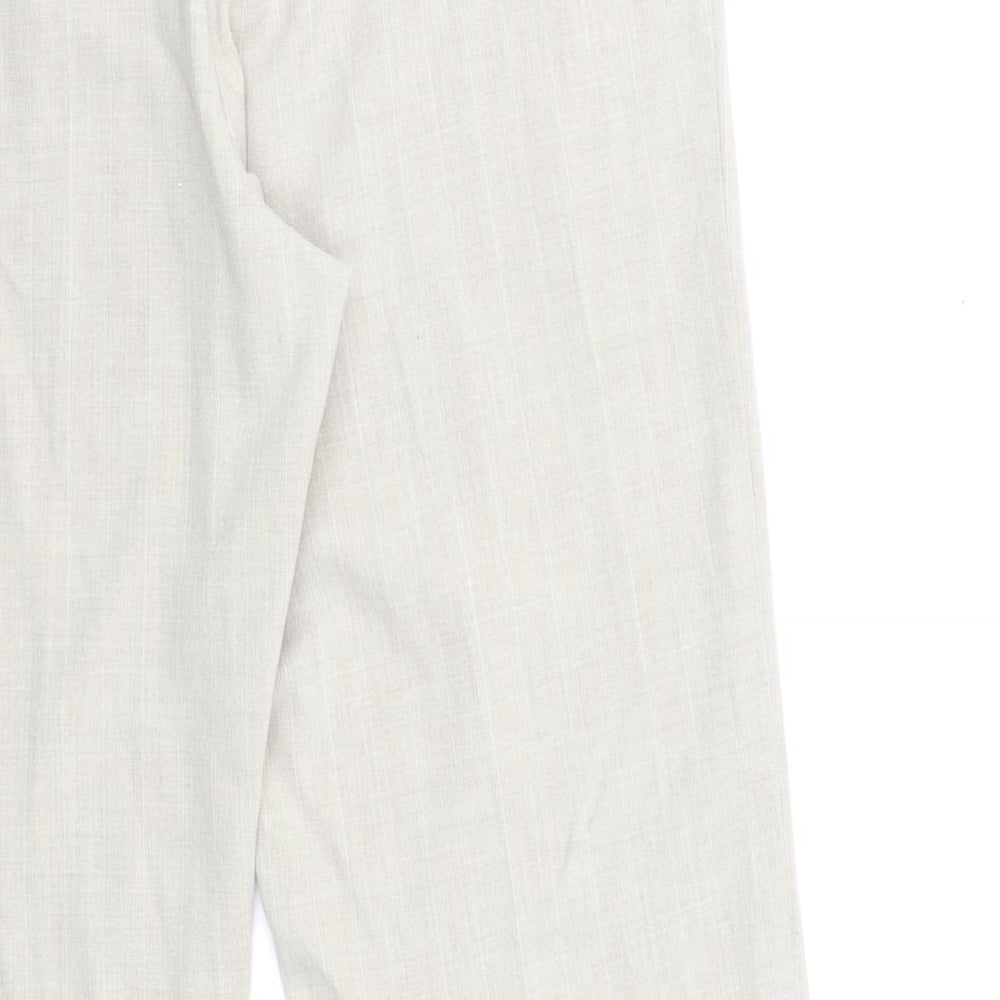 sarah hamilton Womens Beige Trousers Size 14 L29 in