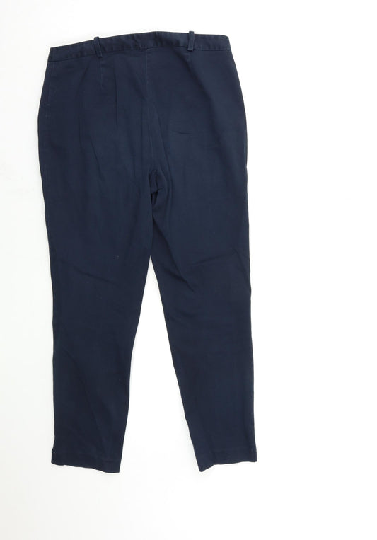 Principles Womens Blue Trousers Size 12 L27 in