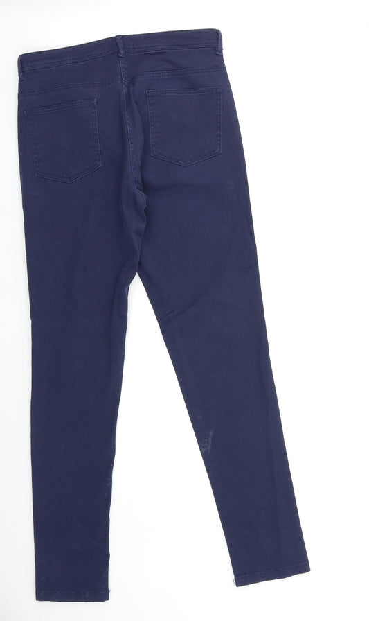 H&M Womens Blue Denim Skinny Jeans Size 40 in L30 in