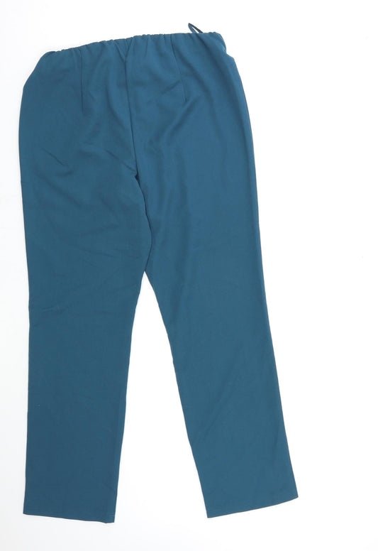 sevilla Womens Green Trousers Size 16 L30 in