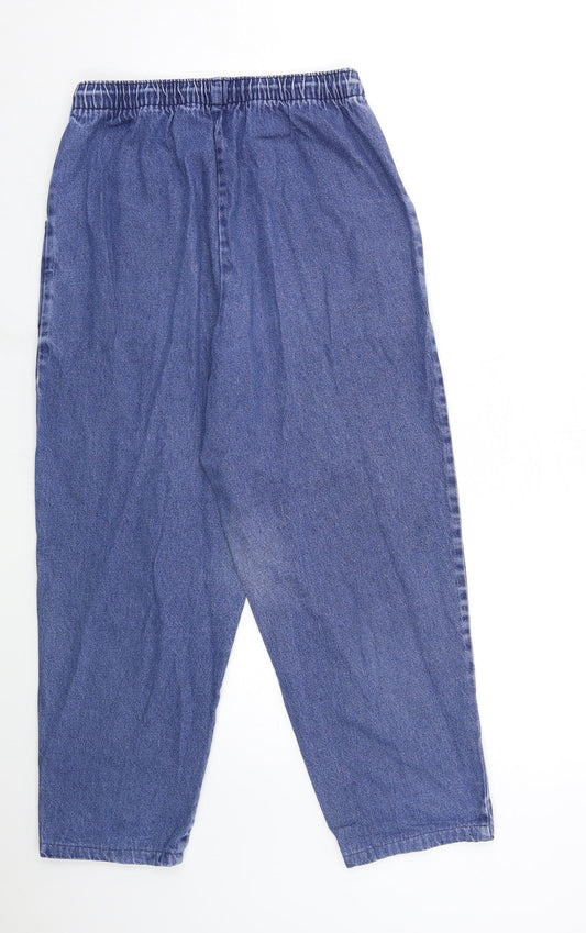 Preworn Womens Blue Denim Mom Jeans Size 28 in L26 in