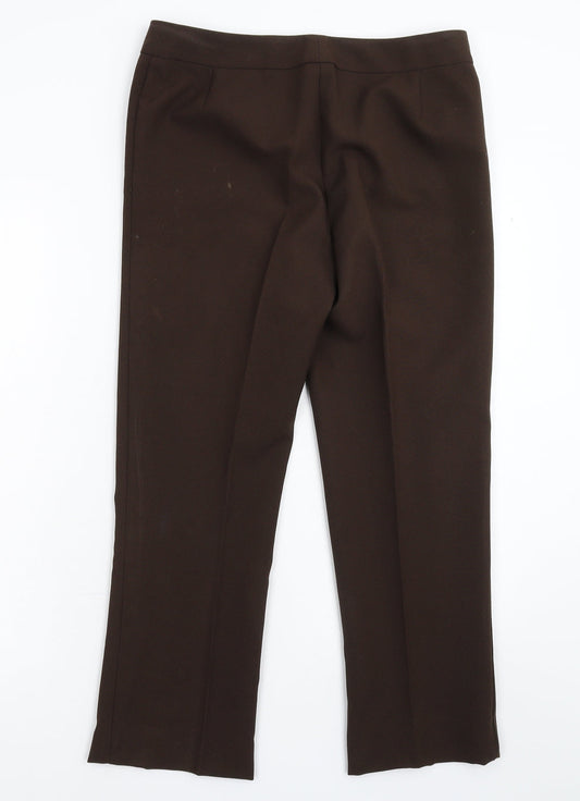 Marks and Spencer Womens Grey Dress Pants Trousers Size 10 L23 in