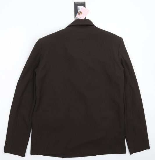 PRETTYLITTLETHING Womens Black Jacket Blazer Size 6
