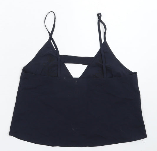 New Look Womens Blue Basic Tank Size 8