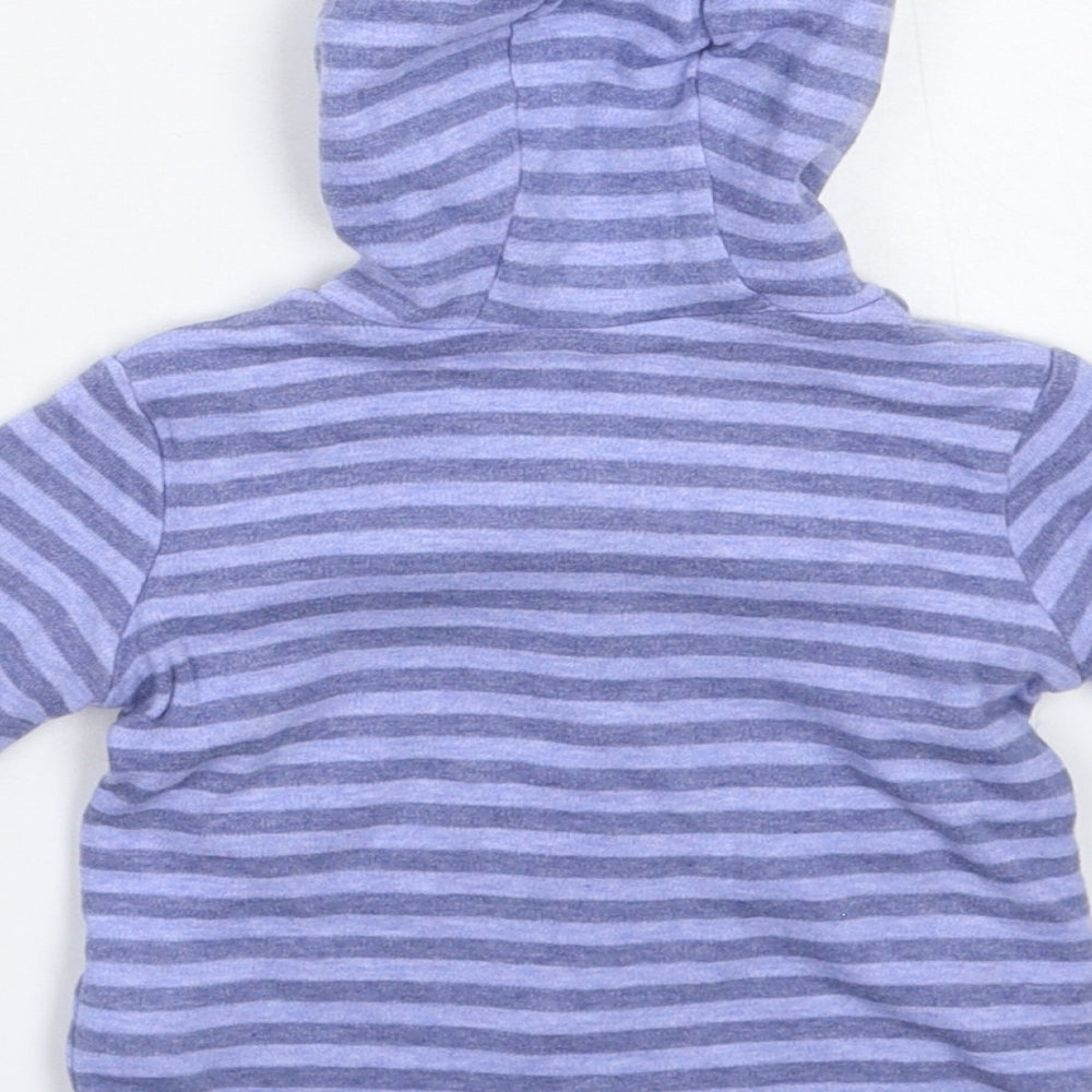George Baby Blue Striped Jacket Size 3-6 Months