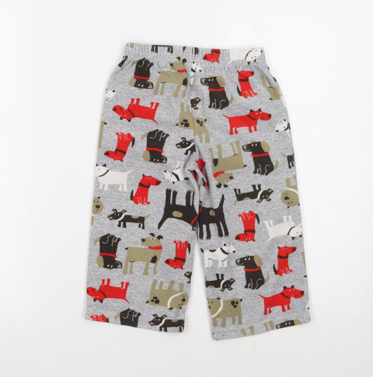 Carters Boys Grey Animal Print Pyjama Pants Size 2 Years