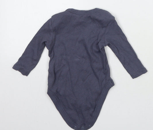 Poco Piano Girls Grey Babygrow One-Piece Size 3-6 Months