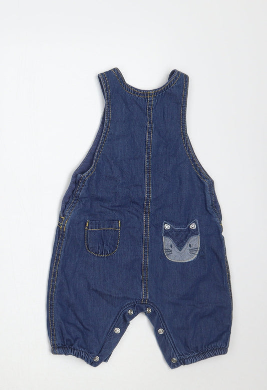 NEXT Girls Blue Romper One-Piece Size 3-6 Months