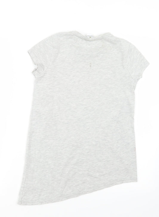 George Girls Grey Basic T-Shirt Size 11-12 Years - Wonder Woman
