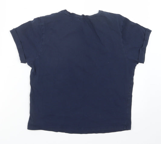 New Look Girls Blue Geometric Top Pyjama Top Size M