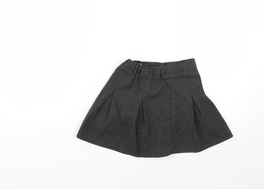 back to school Girls Grey Ikat Flare Skirt Size 3-4 Years - school wear
