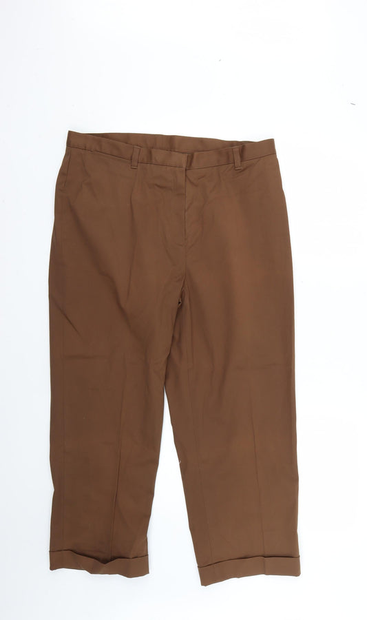 jones network signature Womens Brown   Trousers  Size 14 L24 in