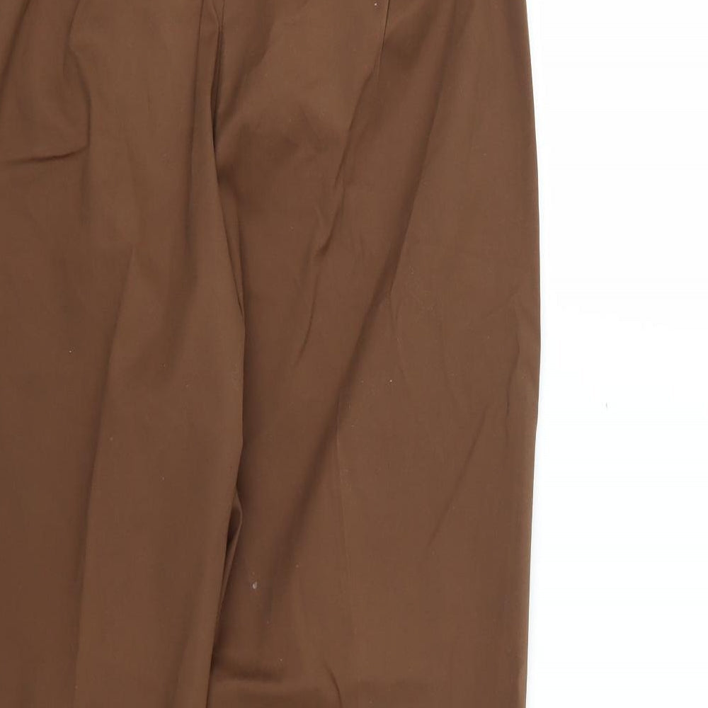 jones network signature Womens Brown Trousers Size 14 L24 in