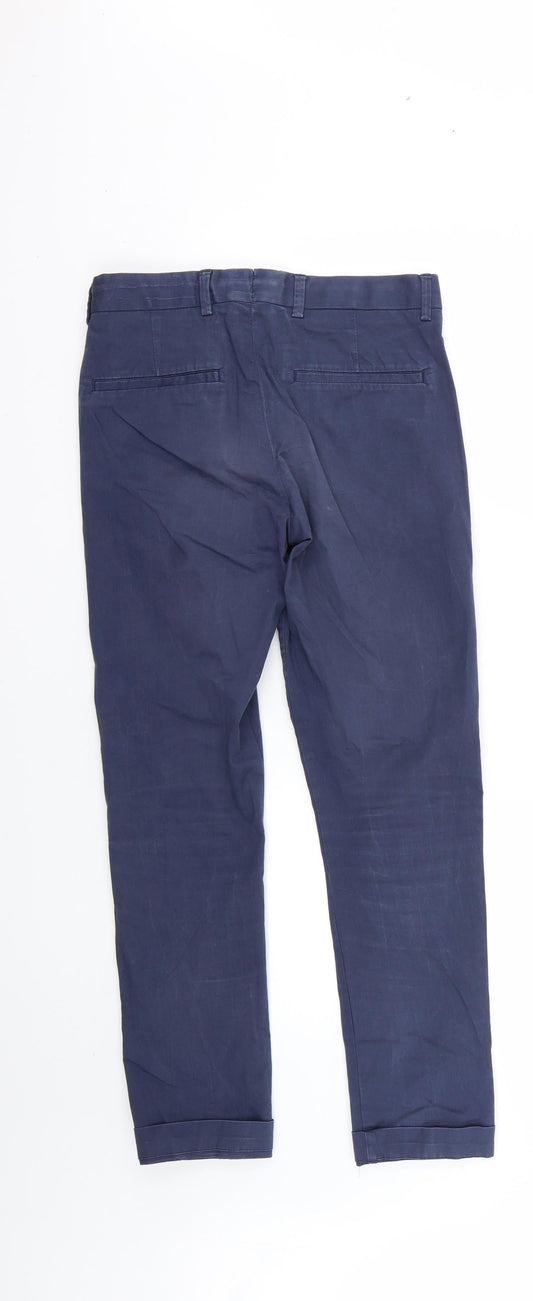 t m lewin Mens Blue Trousers Size 28 L26 in