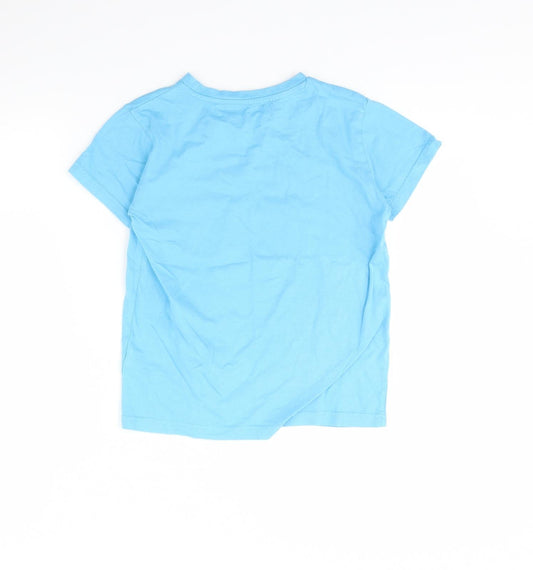 Urban outlaws Boys Blue Basic T-Shirt Size 9 Years