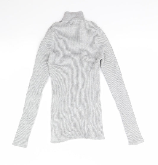 New Look Womens Grey Pullover Jumper Size 10