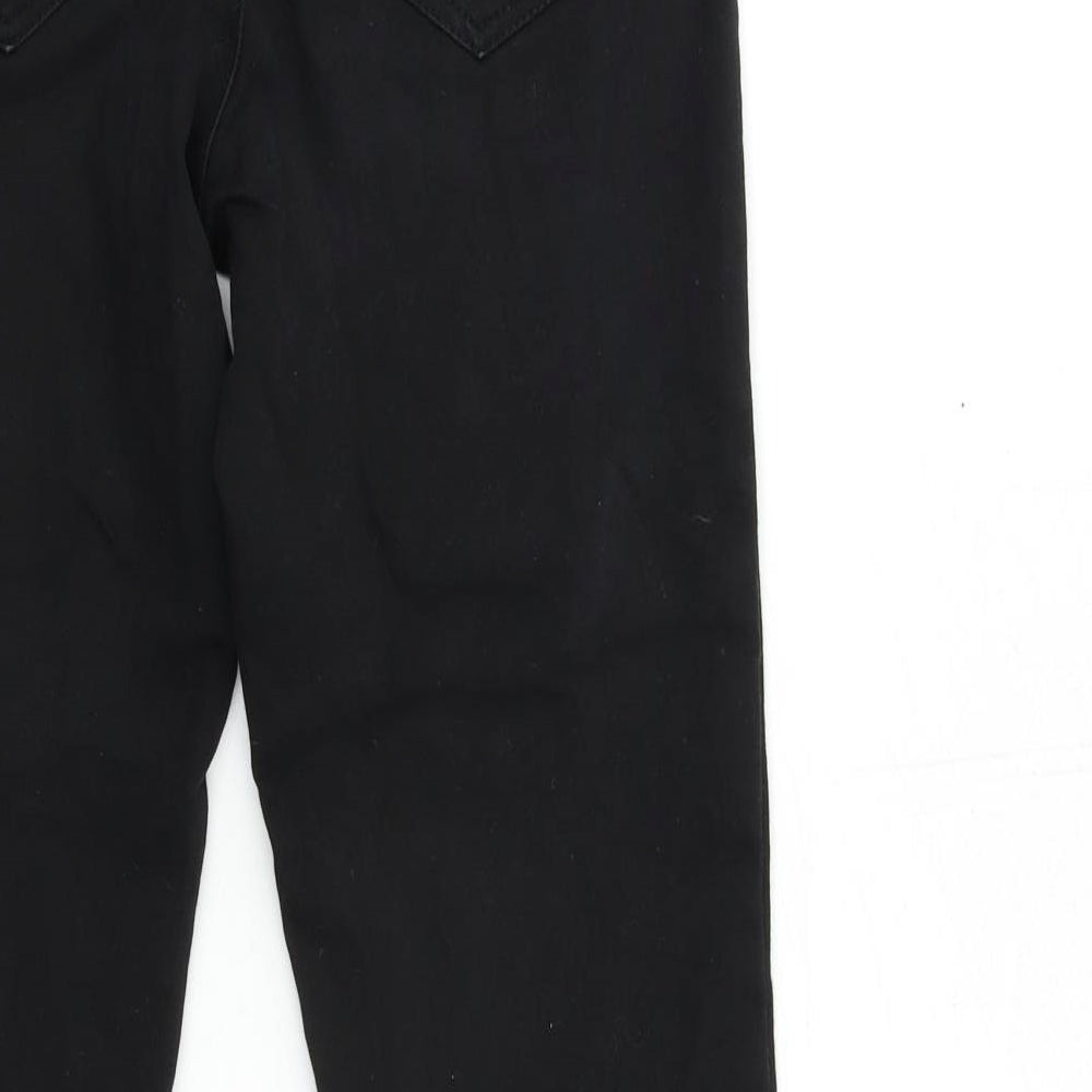 Bass Womens Black Denim Skinny Jeans Size 6 L27 in