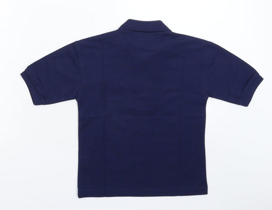 Blue Max Boys Blue Basic Polo Size 5-6 Years