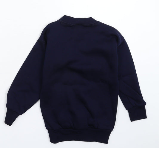MCS Boys Blue Pullover Sweatshirt Size S