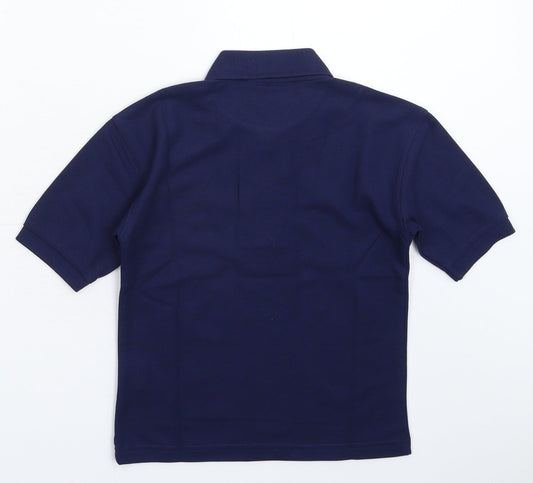 Blue Max Boys Blue Basic Polo Size 5-6 Years