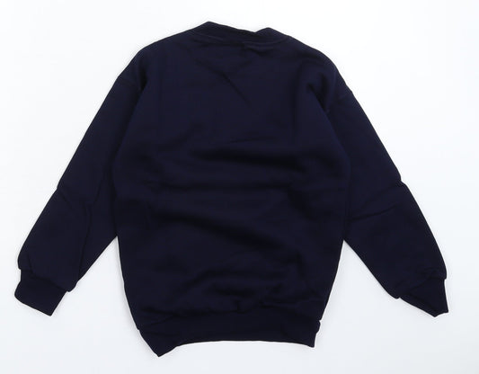 MCS Boys Blue Pullover Sweatshirt Size S