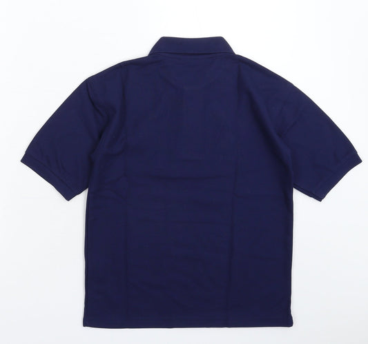 Blue Max Boys Blue Basic Polo Size 9-10 Years
