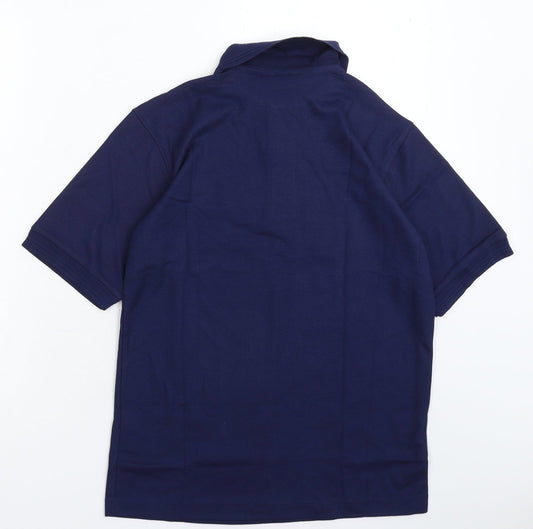 MCS Mens Blue Polo Size XS