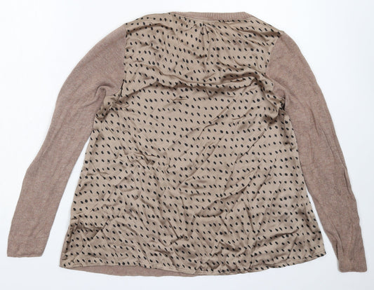 Marks and Spencer Womens Grey Knit Pullover Jumper Size 12