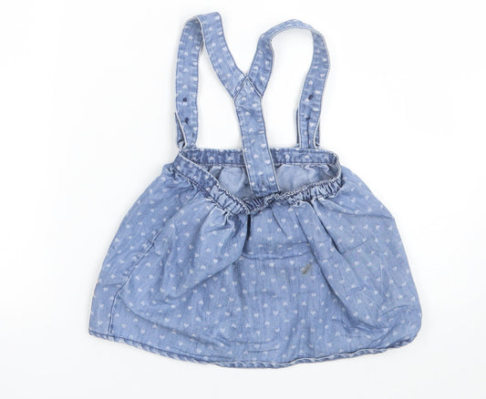 George Girls Blue Polka Dot Skater Skirt Size 3-4 Years