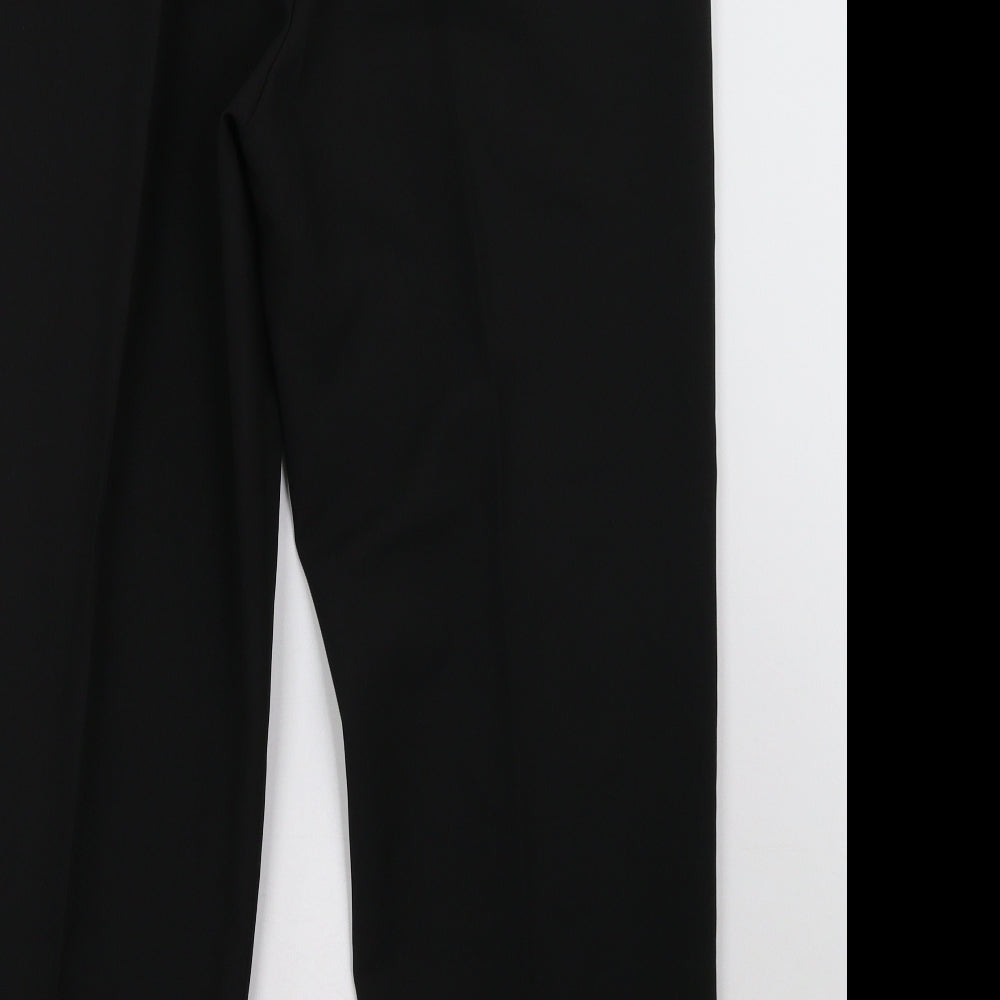 BM Womens Black Trousers Size 16 L32 in