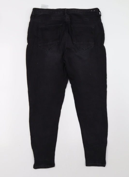Only Womens Black Skinny Jeans Size 10 L28 in