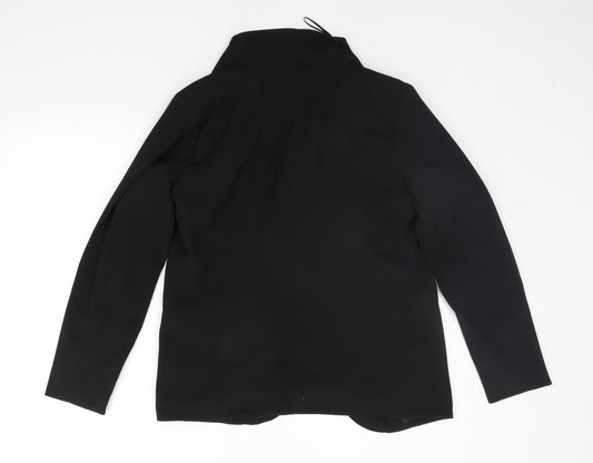 H&M Womens Black Jacket Blazer Size 10