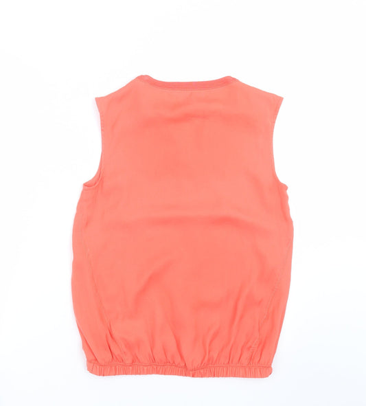 NEXT Womens Orange Basic Blouse Size 6