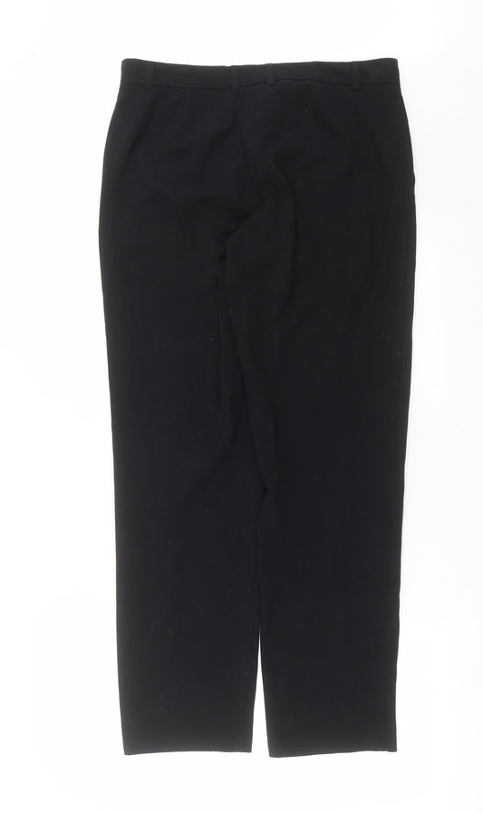 Marks and Spencer Womens Black Trousers Size 12 L30 in