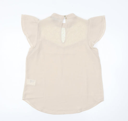 H&M Womens Pink Basic Blouse Size 12